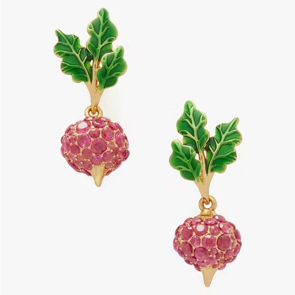 Kate Spade Harvest Time Beet Earrings